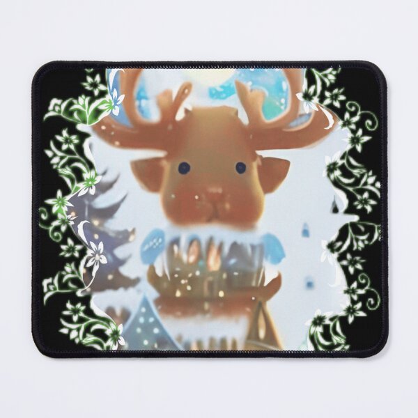 Item preview, Super Cute Full Moon Reindeer designed and sold by zheworkstudio.