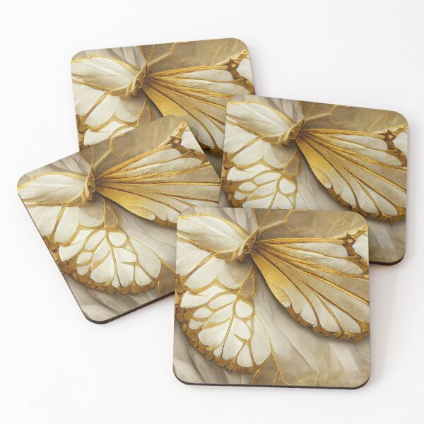 Item preview, Gold-edged silk butterfly wings designed and sold by raulmaler.