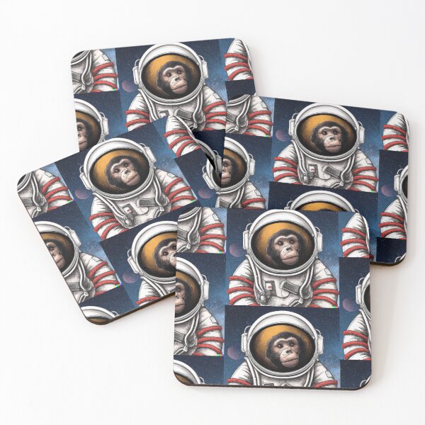 Item preview, Monkey Astronaut Design designed and sold by StickerBird.