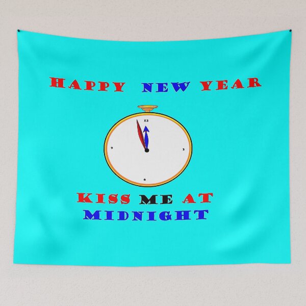 Item preview, Happy New Year Kiss me at Midnight designed and sold by judy snyder.