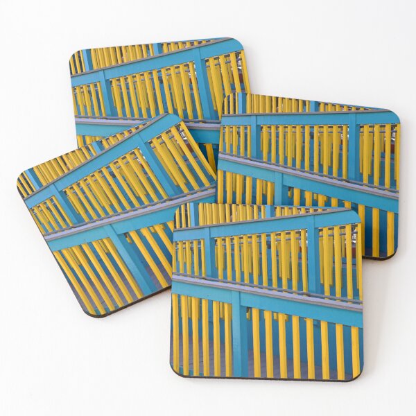 Item preview, Blue and Yellow Fence designed and sold by Austin Wahl.