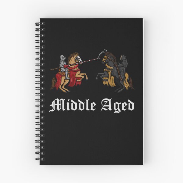 Item preview, Middle Aged with Jousting Medieval Knight, Middle Age designed and sold by Gold Wings Tees.