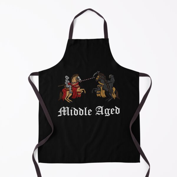 Item preview, Middle Aged with Jousting Medieval Knight, Middle Age designed and sold by Gold Wings Tees.