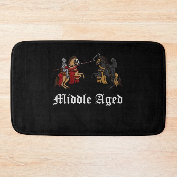 Item preview, Middle Aged with Jousting Medieval Knight, Middle Age designed and sold by Gold Wings Tees.