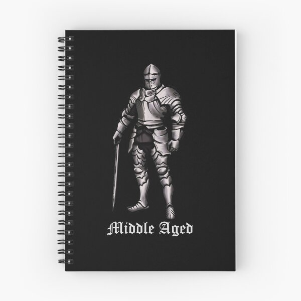 Item preview, Middle Aged with Medieval Knight, Middle Age designed and sold by Gold Wings Tees.