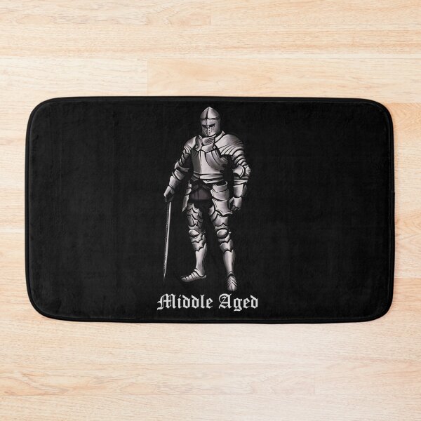 Item preview, Middle Aged with Medieval Knight, Middle Age designed and sold by Gold Wings Tees.