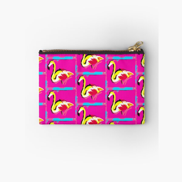 Item preview, Pink Yellow Flamingo Pop Art designed and sold by StickerBird.