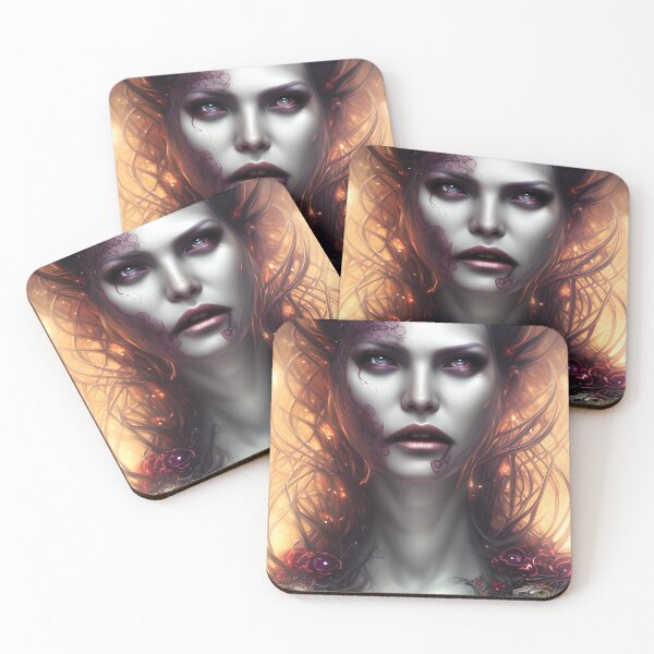 Item preview, Mysterious Gothic Woman | Gothic Aesthetic | Beautiful Vampire Woman designed and sold by Eh Plus Designs.