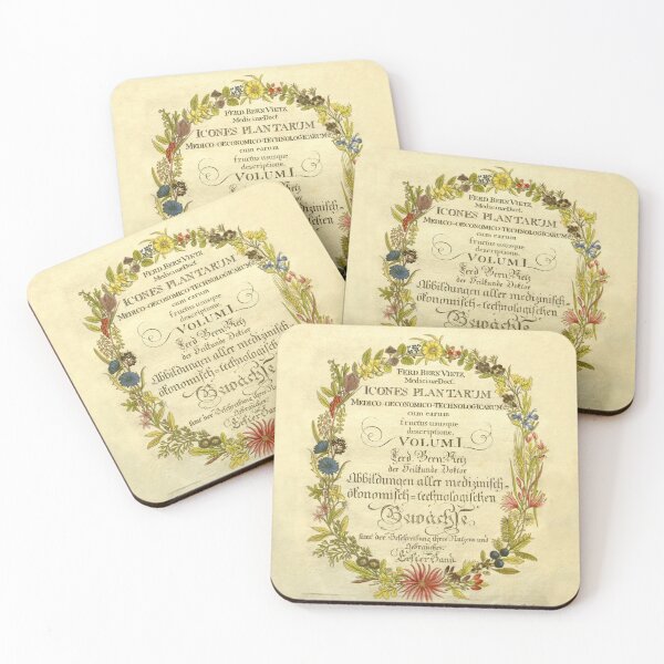 Item preview, Flower illustration book plate from 1800 designed and sold by Classical Weasel.