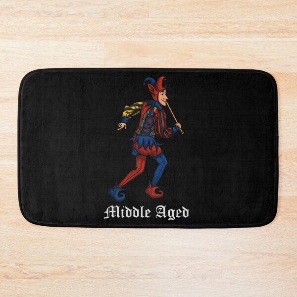 Item preview, Middle Aged with Medieval Court Jester, Middle Age designed and sold by Gold Wings Tees.