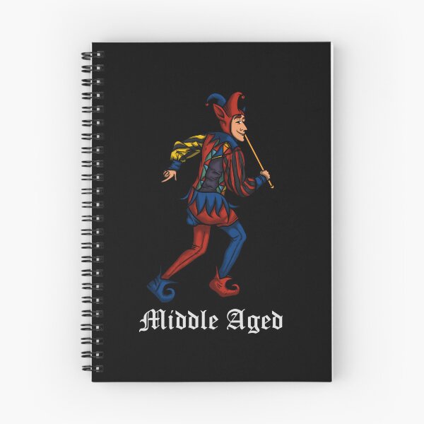 Item preview, Middle Aged with Medieval Court Jester, Middle Age designed and sold by Gold Wings Tees.