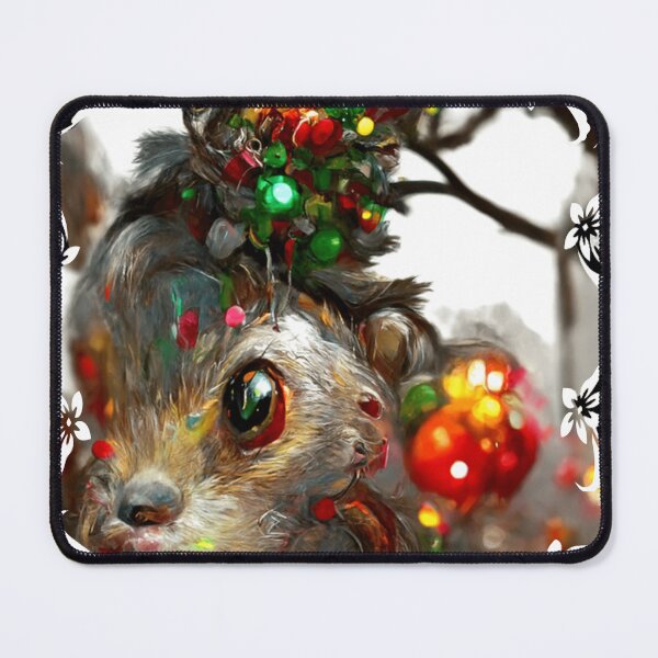 Item preview, Christmas Decoration Cute Squirrel designed and sold by zheworkstudio.
