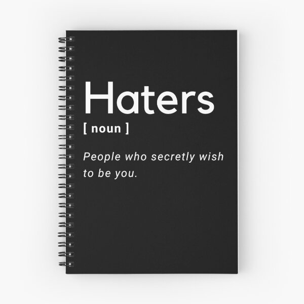 Item preview, Haters definition designed and sold by Amine-Creation.
