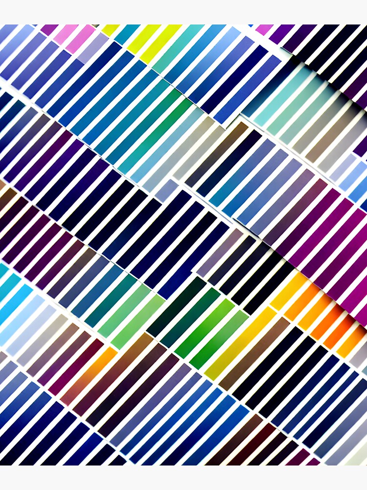 Rombo Color. Impresiones Artísticas Y Arte Carteles 11 X 14. Impresión