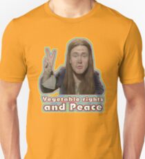 Vegetable Rights Peace The Young Ones Unisex T-Shirt