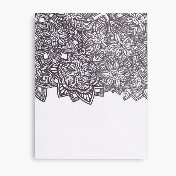 mandala design Metal Print