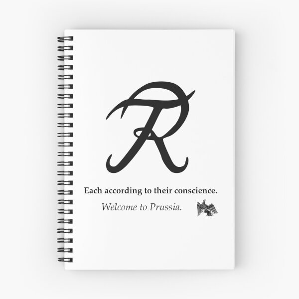 Item preview, Fredericus Rex Monogram - Each According to Their Own Conscience designed and sold by Hamlet & Sons.