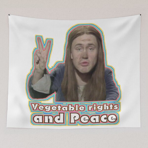 Item preview, Vegetable Rights Peace The Young Ones designed and sold by loganferret.