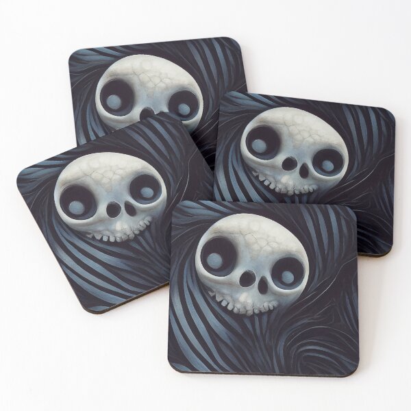 Item preview, Dark Skull Pattern Inspired by the aesthetic of Tim Burton designed and sold by raulmaler.