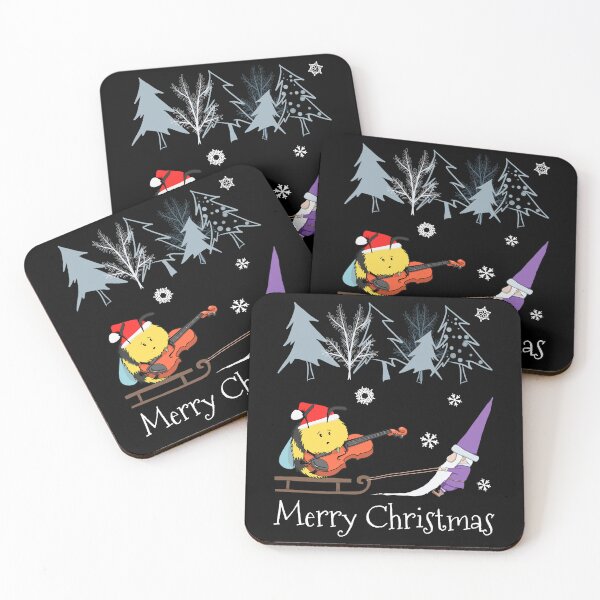Item preview, Funny Santa Bumblebee Violin Gnome Music Viola Musician Xmas designed and sold by r-silver.