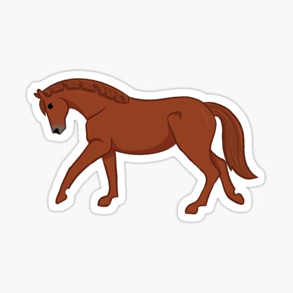 Item preview, Cheval alezan au galop designed and sold by Art By Drina.