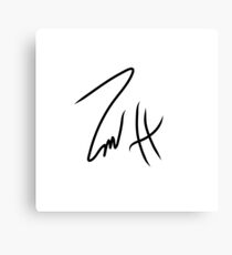 Zach Herron's Signature (Why Don't We) Canvas Print