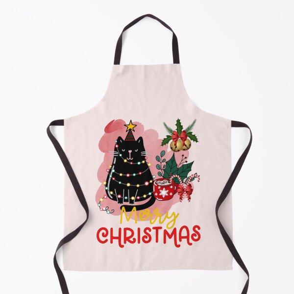Item preview, Black santa cat tangled up in lights christmas santa | Merry Christmas funny cats sayings and quotes | gifts for Christmas designed and sold by ThanksVibe.