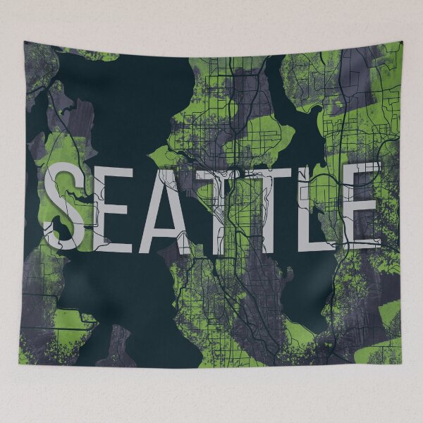Item preview, Seattle Map designed and sold by polliadesign.