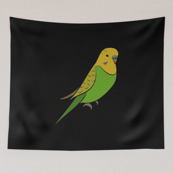 Item preview, Budgerigar green designed and sold by NoriTEEs.