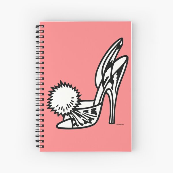 Peek-a-boo Boudoir Slipper Spiral Notebook