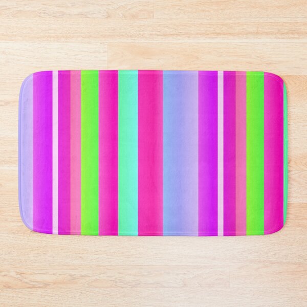 Item preview, Bright pink multicolor vertical line pattern | Pink multicolor color combination designed and sold by lausn.