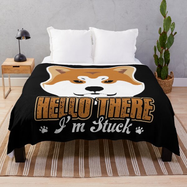 Item preview, Shiba Inu Hello There I'm Stuck designed and sold by UnknownArtistt.