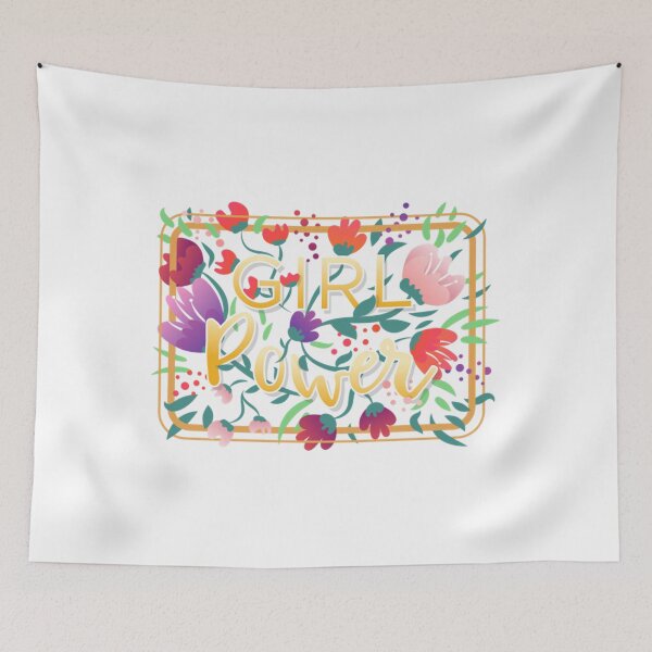 Item preview, Girl Power Floral Typography designed and sold by JulianSeidl.