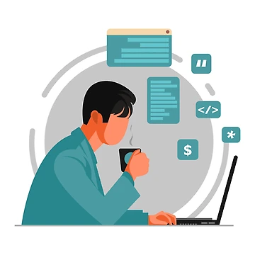 Artwork thumbnail, Coding guy by Code  Monkeys