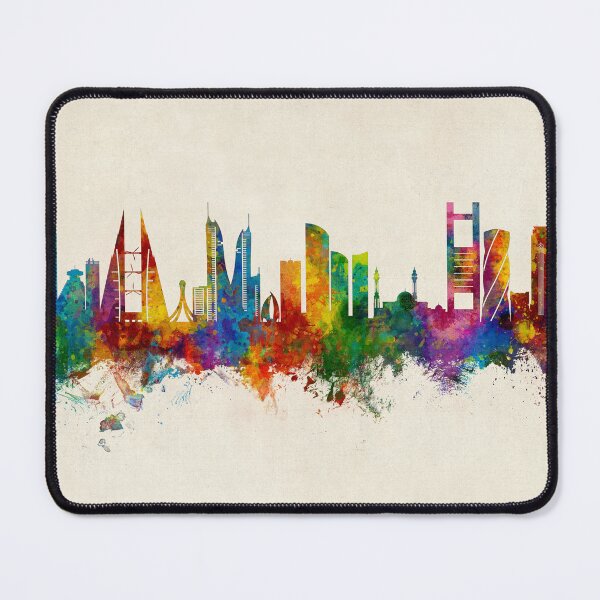 Item preview, Manama Bahrain Skyline designed and sold by ArtPrints.