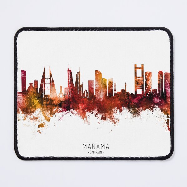 Item preview, Manama Bahrain Skyline designed and sold by ArtPrints.