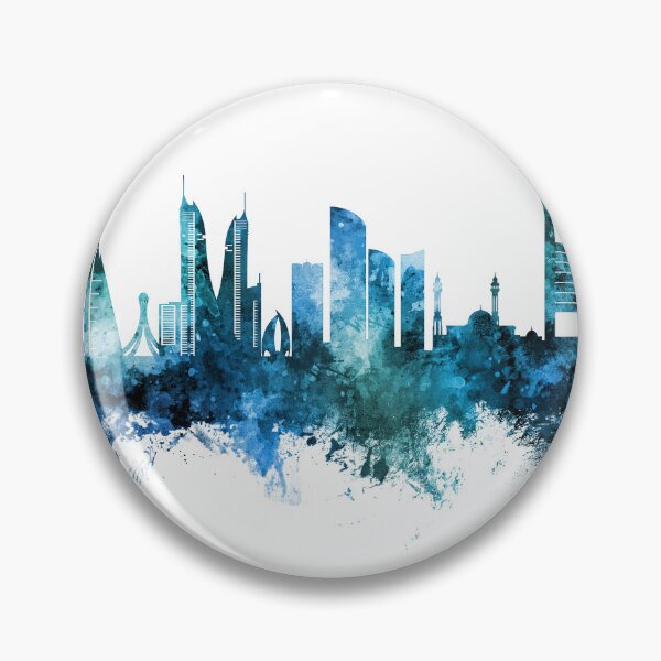 Item preview, Manama Bahrain Skyline designed and sold by ArtPrints.