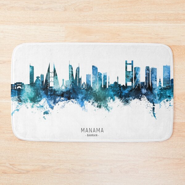 Item preview, Manama Bahrain Skyline designed and sold by ArtPrints.