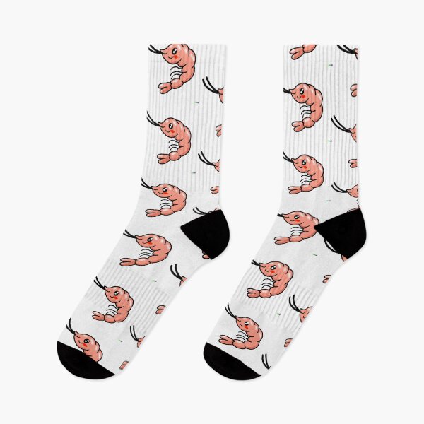 Item preview, Cute Cartoon Shrimp designed and sold by StickerBird.