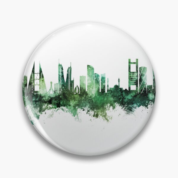 Item preview, Manama Bahrain Skyline designed and sold by ArtPrints.
