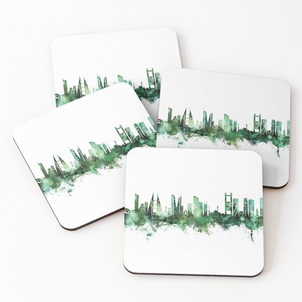 Item preview, Manama Bahrain Skyline designed and sold by ArtPrints.