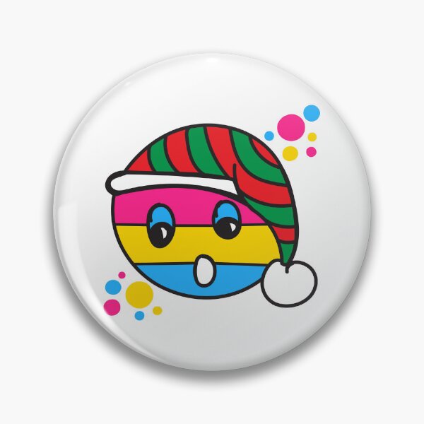 Item preview, Sleepy Santa Pride Heads - Pansexual designed and sold by BiOurPride.