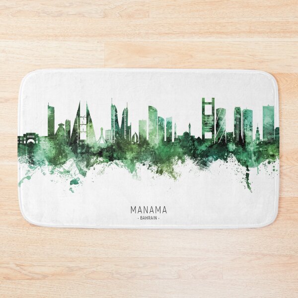Item preview, Manama Bahrain Skyline designed and sold by ArtPrints.