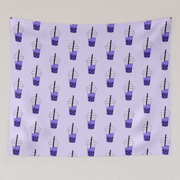 Item preview, Purple Boba (taro bubble tea) designed and sold by Tigerlilly Designs.