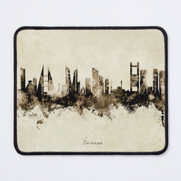 Item preview, Manama Bahrain Skyline designed and sold by ArtPrints.