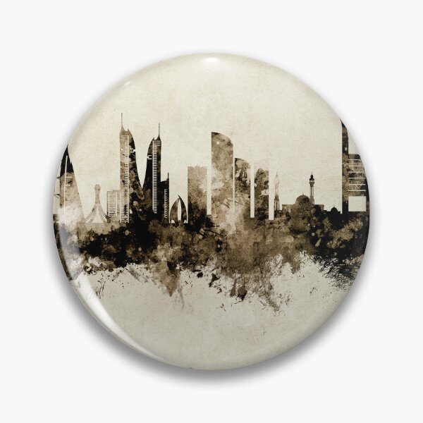 Item preview, Manama Bahrain Skyline designed and sold by ArtPrints.