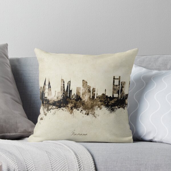 Item preview, Manama Bahrain Skyline designed and sold by ArtPrints.