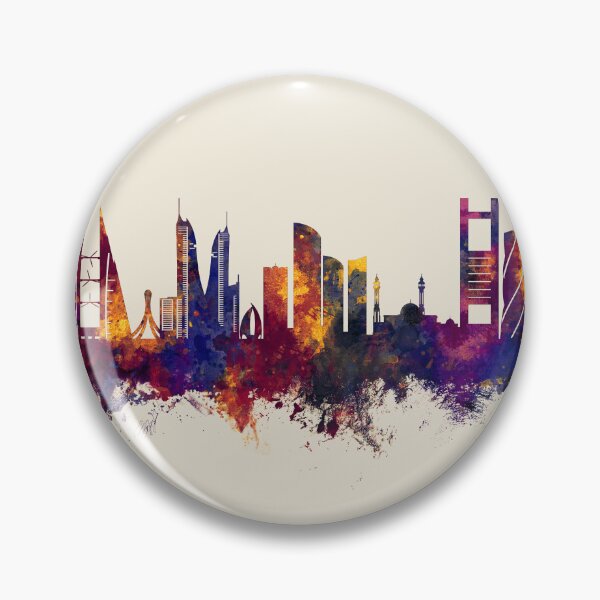 Item preview, Manama Bahrain Skyline designed and sold by ArtPrints.