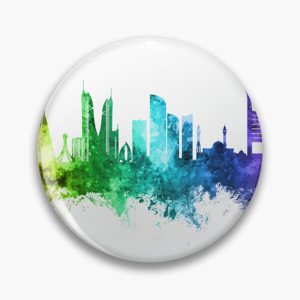 Item preview, Manama Bahrain Skyline designed and sold by ArtPrints.