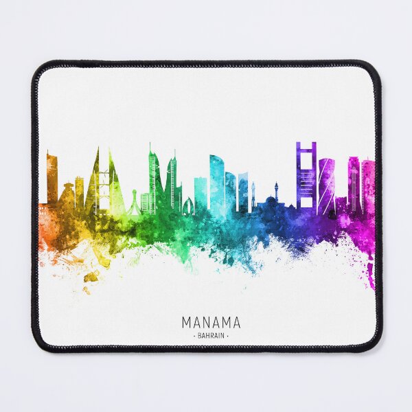 Item preview, Manama Bahrain Skyline designed and sold by ArtPrints.